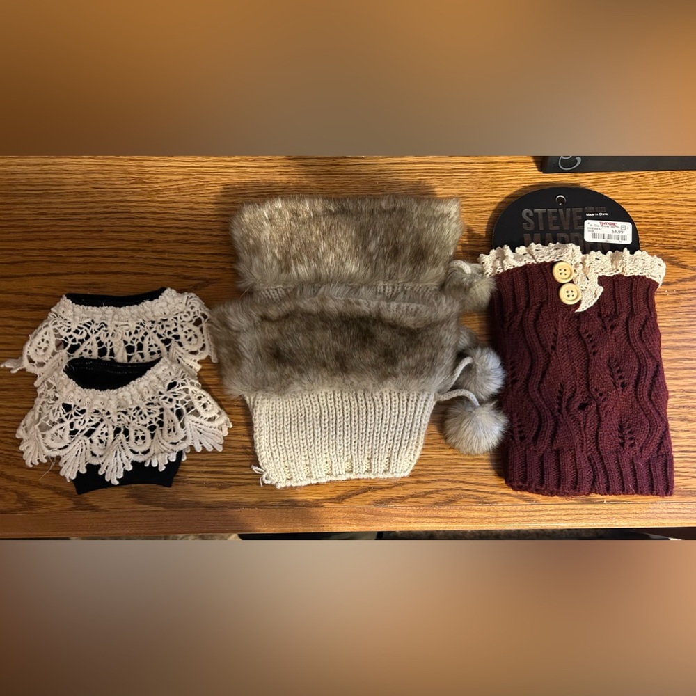 3 pair of boot socks.